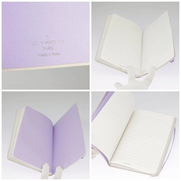 LOUIS VUITTON Escal Kai Eclamance Note Cover Purple Pink - Picture 10 of 14